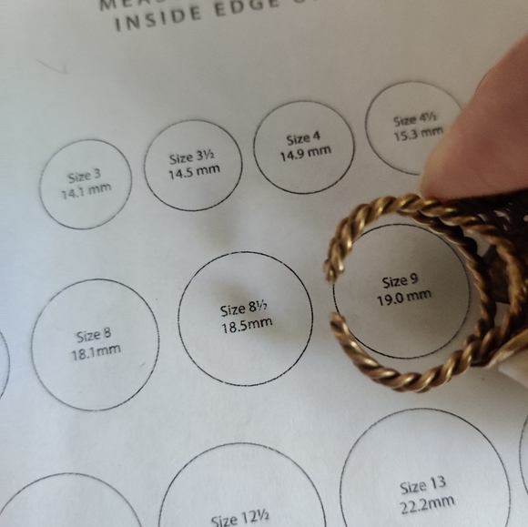 Vintage West Germany Cocktail Ring - Picture 10 of 15